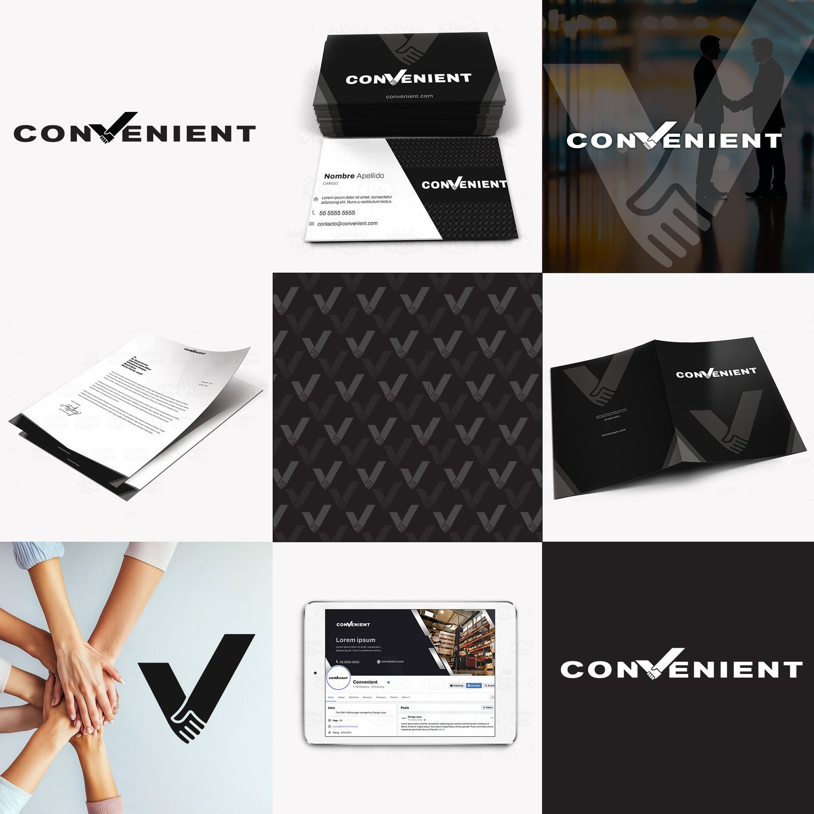 Identidad corporativa ejemplo Convenient