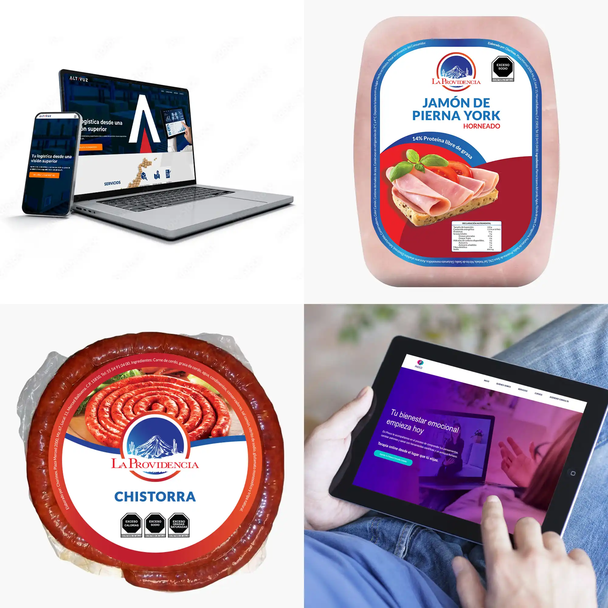 Diseño de empaque y branding para sector alimenticio