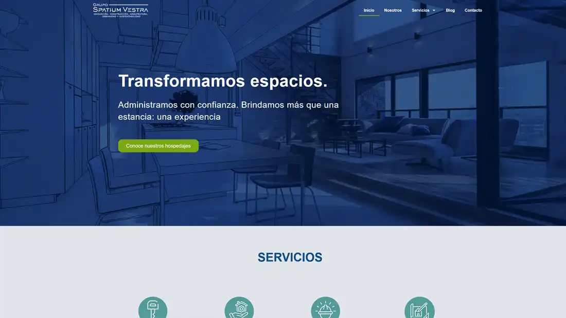 Página web inmobiliaria